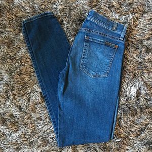 7 for All Mankind Light Blue the Skinny Jeans